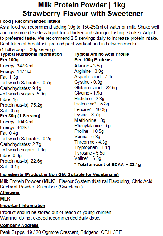 Milk Protein Concentrate Powder
