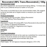 Resveratrol Extract Powder | 98% Trans Resveratrol