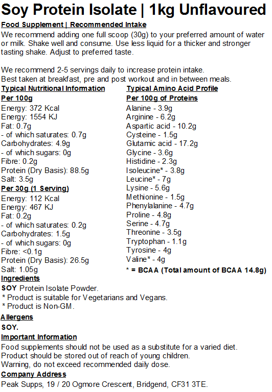 Soy Protein Isolate 90%