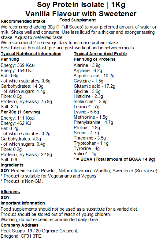 Soy Protein Isolate 90%