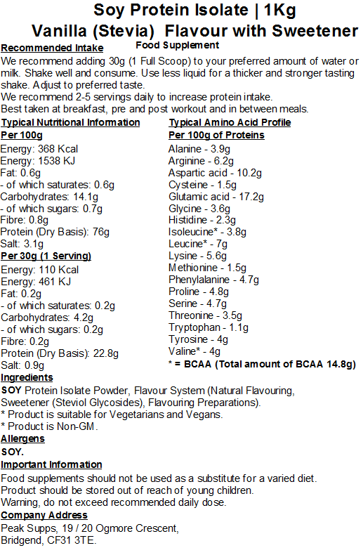 Soy Protein Isolate 90%