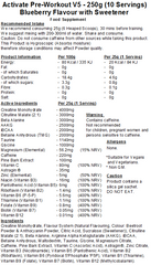 Activate Pre Workout v5