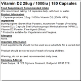 Vitamin D2 25ug / 1000iu Capsules