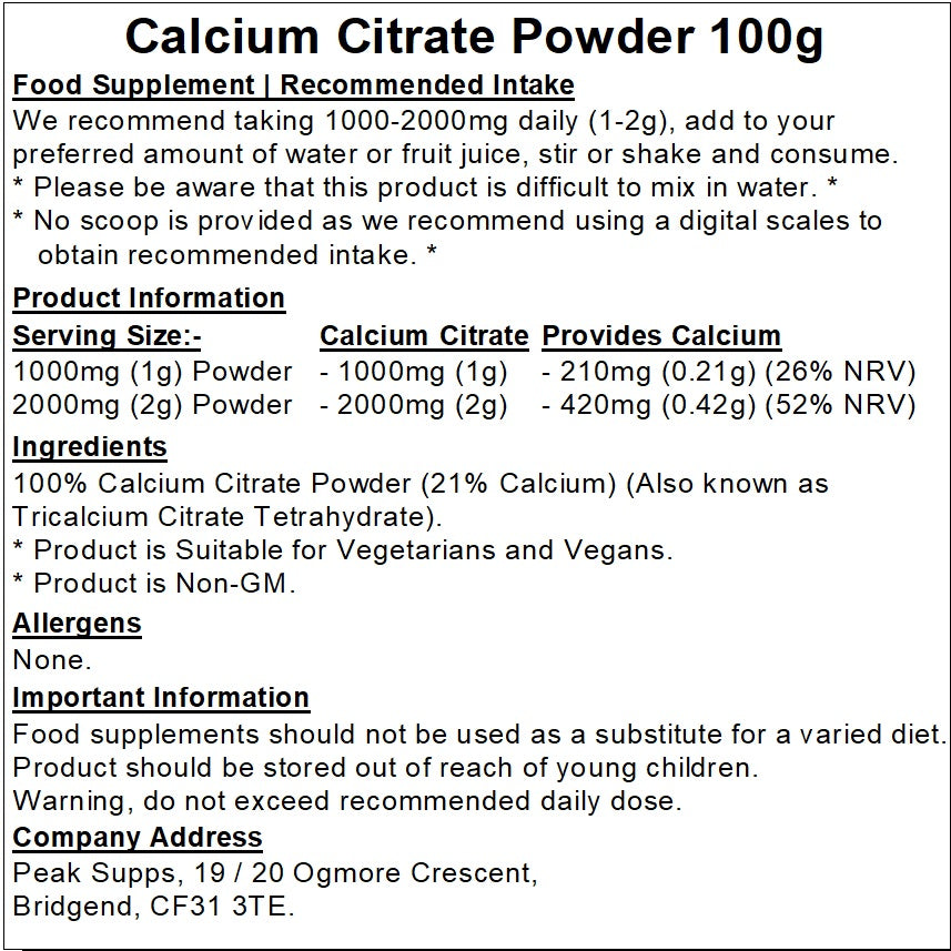 calcium citrate 