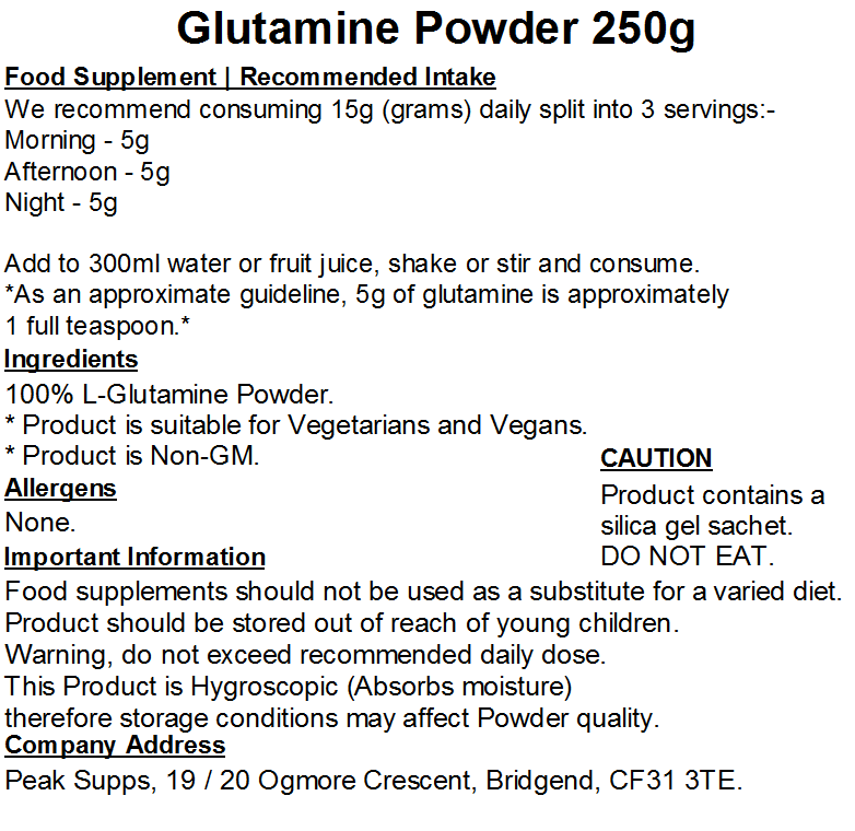 Glutamine Powder