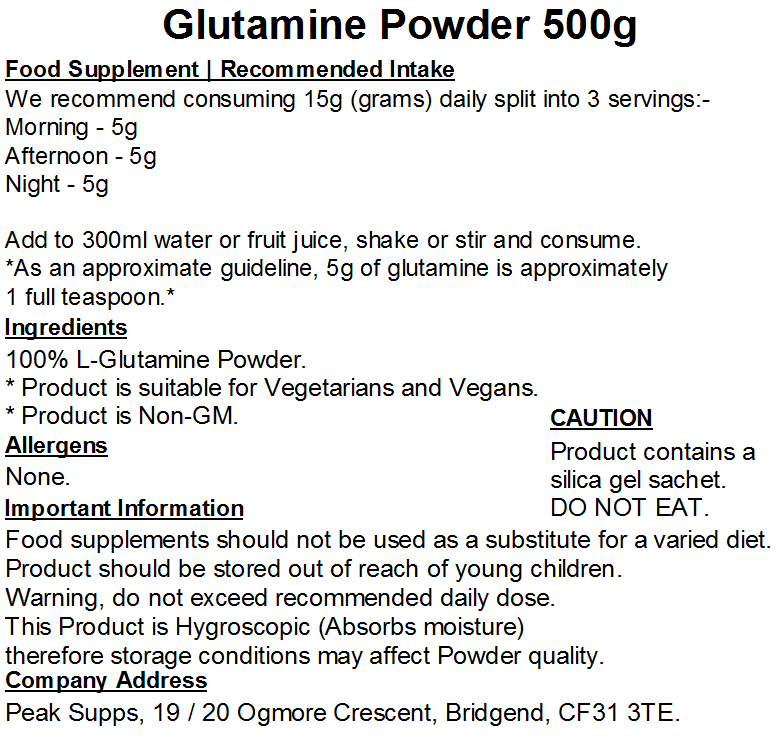 Glutamine Powder