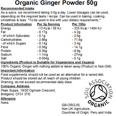 Organic Ginger Powder