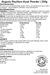 Organic Psyllium Husk Powder