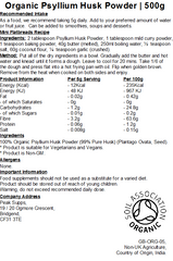 Organic Psyllium Husk Powder