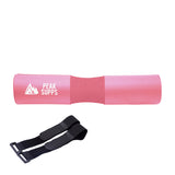 Peak Supps Barbell protection pad with fasteners - Squats, Hip Thrusts - Pink