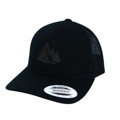 Peak Supps Black Trucker Cap