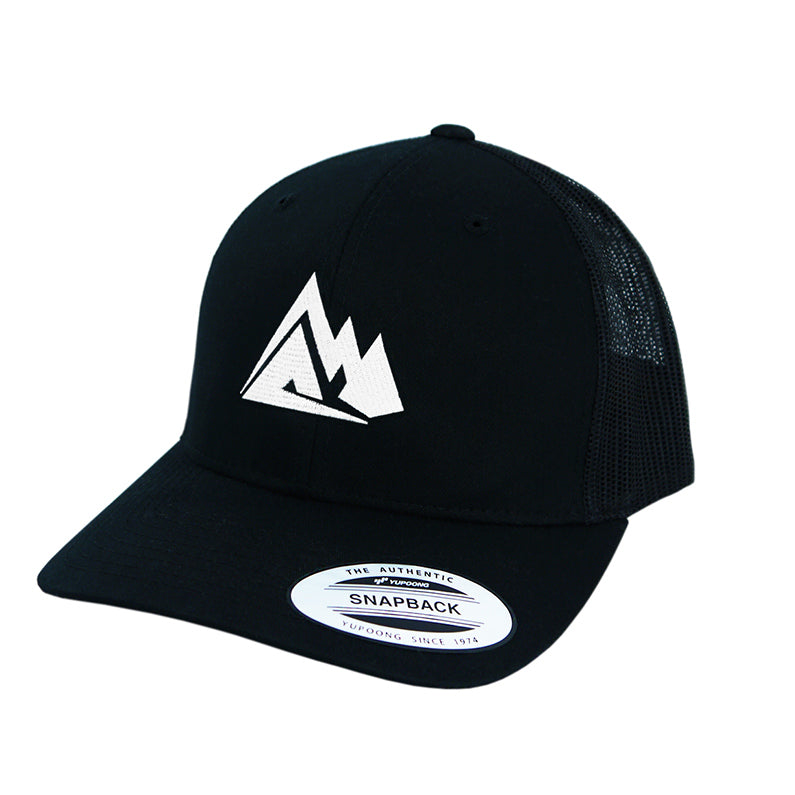 Peak Supps Black Trucker Cap