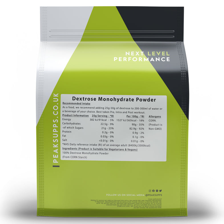 Samson Nutrition Dextrose Monohydrate Powder – 4kg, Unflavoured, 100% Pure Complex Carbohydrate