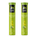 Peak Supps Electrolyte & Multi Vitamin Effervescent Tablets - Lime & Mint
