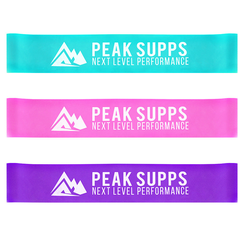 Peak Supps Resistance Loop Glute Bands - Pastel Set