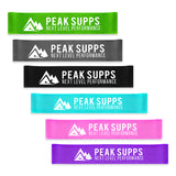 Peak Supps Resistance Bands - Pack of 6