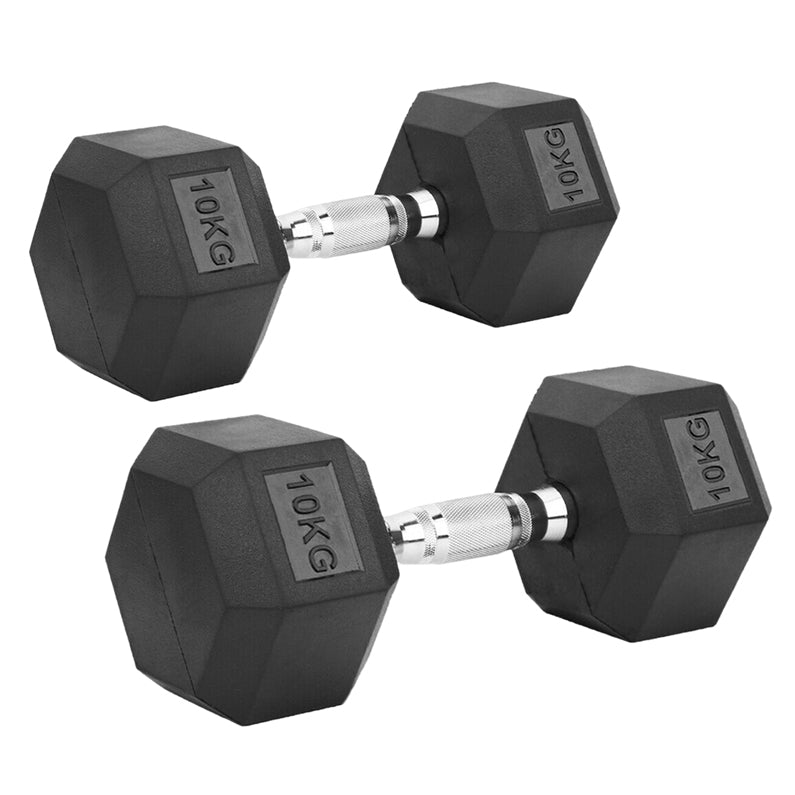 Peak Supps Hex Dumbbells - 10KG (Pair)