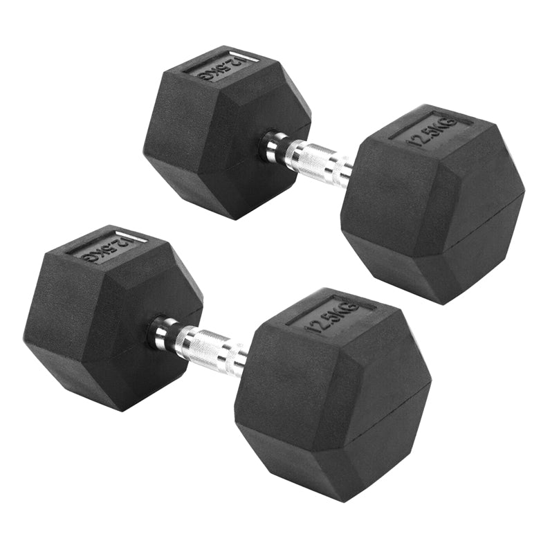 Peak Supps Hex Dumbbells - 12.5KG (Pair)