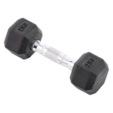 Hex Dumbbells - Rubber Coated Weights