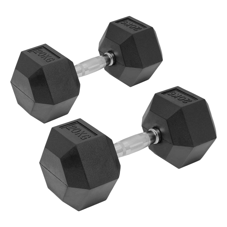 Peak Supps Hex Dumbbells - 20KG (Pair)