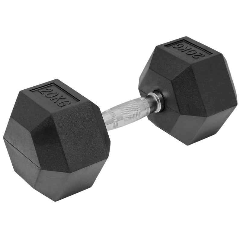 Peak Supps Hex Dumbbells - 20KG (Single)