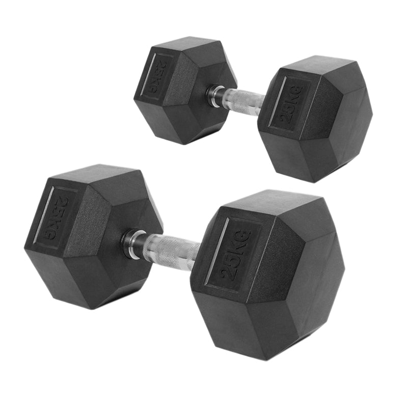 Peak Supps Hex Dumbbells - 25KG (Pair)