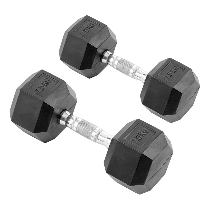 Peak Supps Hex Dumbbells - 7.5KG (Pair)