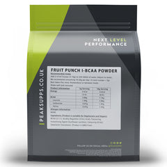 Peak Supps Vegan iBCAA Powder - Fruit Punch