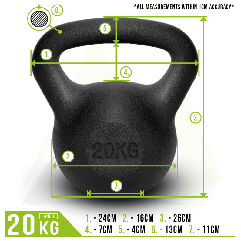 Peak Supps Kettlebells - Cast Iron - 20KG