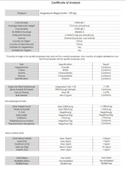 Magnesium Bisglycinate (Glycinate) Powder