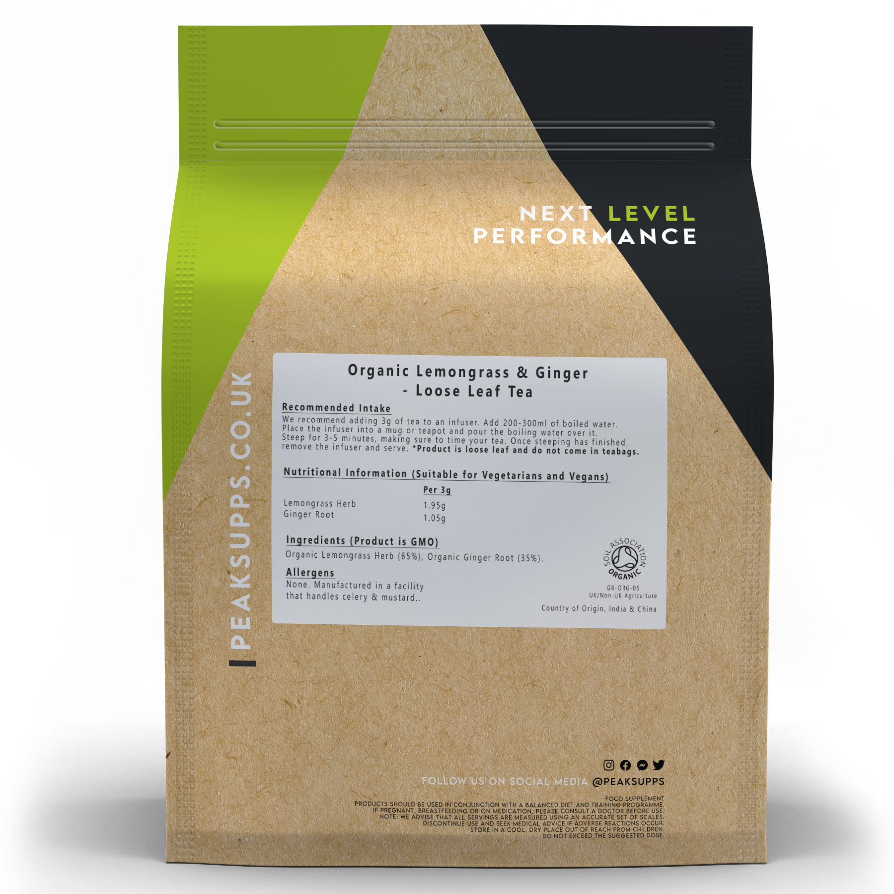 Organic Lemongrass & Ginger - Loose Leaf Tea