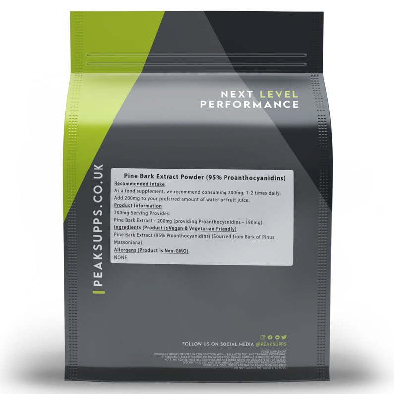 Peak Supps Pine Bark Extract Powder - 95% Proanthocyanidins