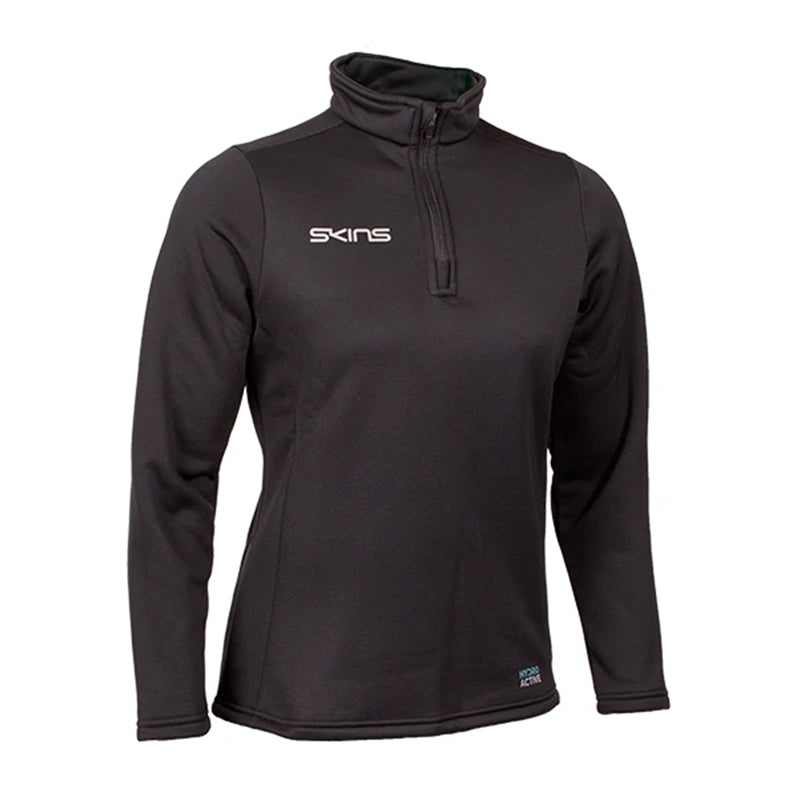 Skins 1/4 Zip Midlayer - Womens - Black