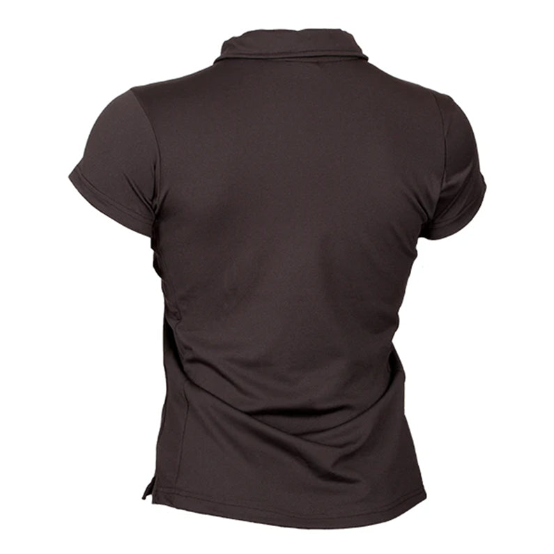 Skins Short Sleeve Polo Shirt - Womens - Black
