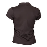 Skins Short Sleeve Polo Shirt - Womens - Black