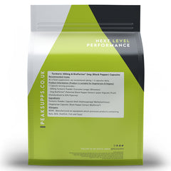 Peak Supps Turmeric Curcumin & Bioperine Capsules