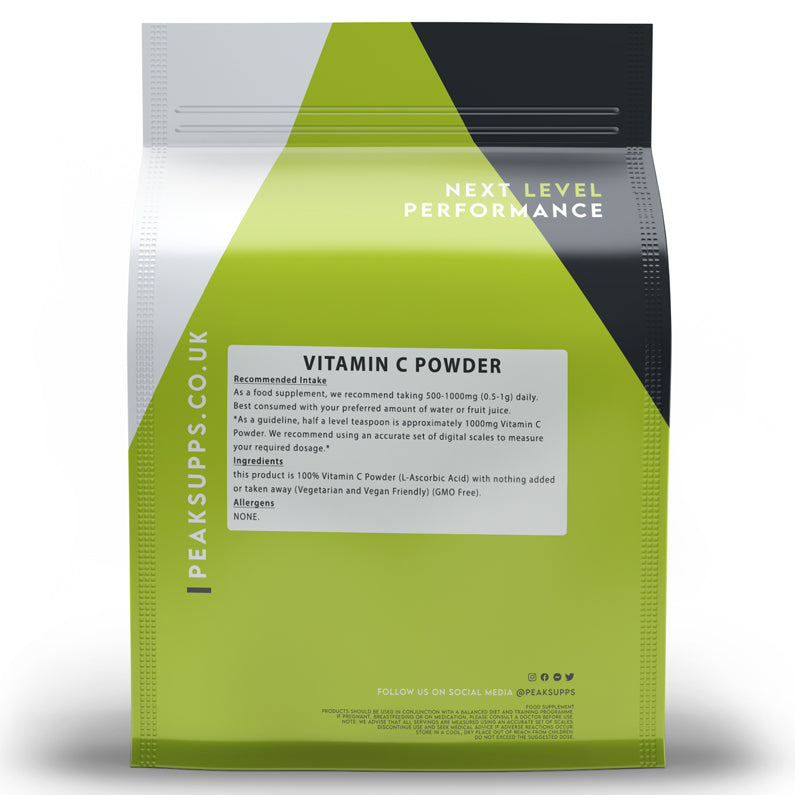 Peak Supps Vitamin C Powder (L-Ascorbic Acid)