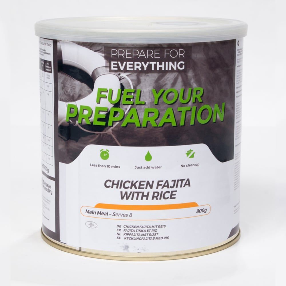 Fuel Your Preparation - Freeze Dried Long Life (25 Year) Emergency Food - 3 Tins