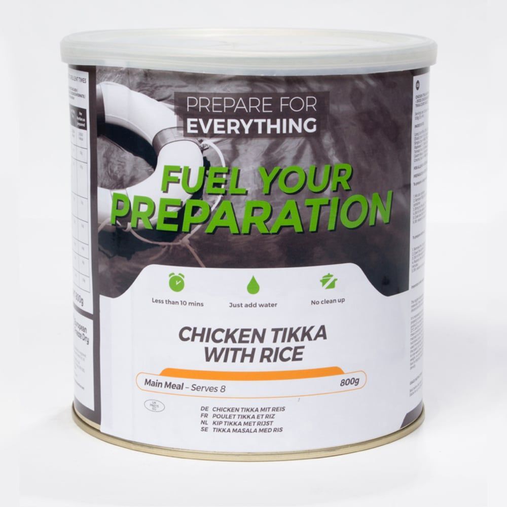 Fuel Your Preparation - Freeze Dried Long Life (25 Year) Emergency Food - 3 Tins