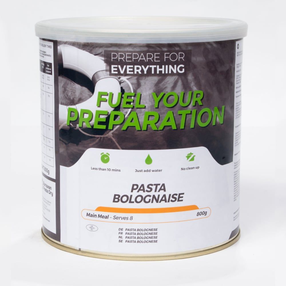 Fuel Your Preparation - Freeze Dried Long Life (25 Year) Emergency Food - 3 Tins