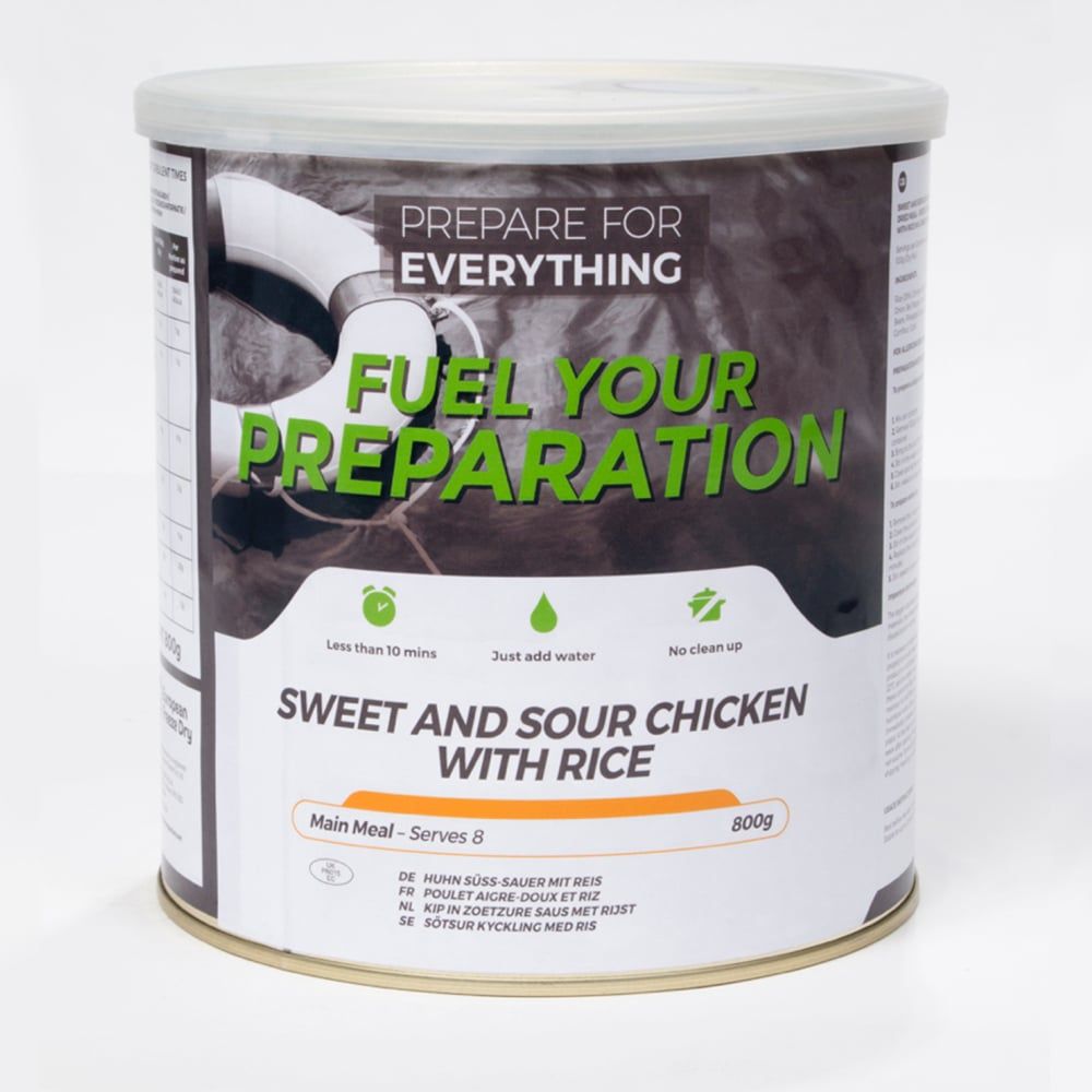 Fuel Your Preparation - Freeze Dried Long Life (25 Year) Emergency Food - 3 Tins